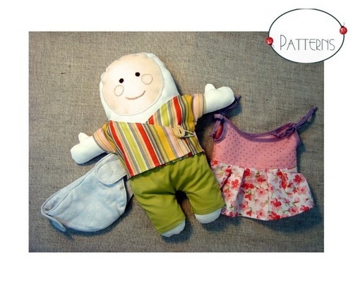 Product picture Baby-friendly Doll Sewing Pattern - PDF